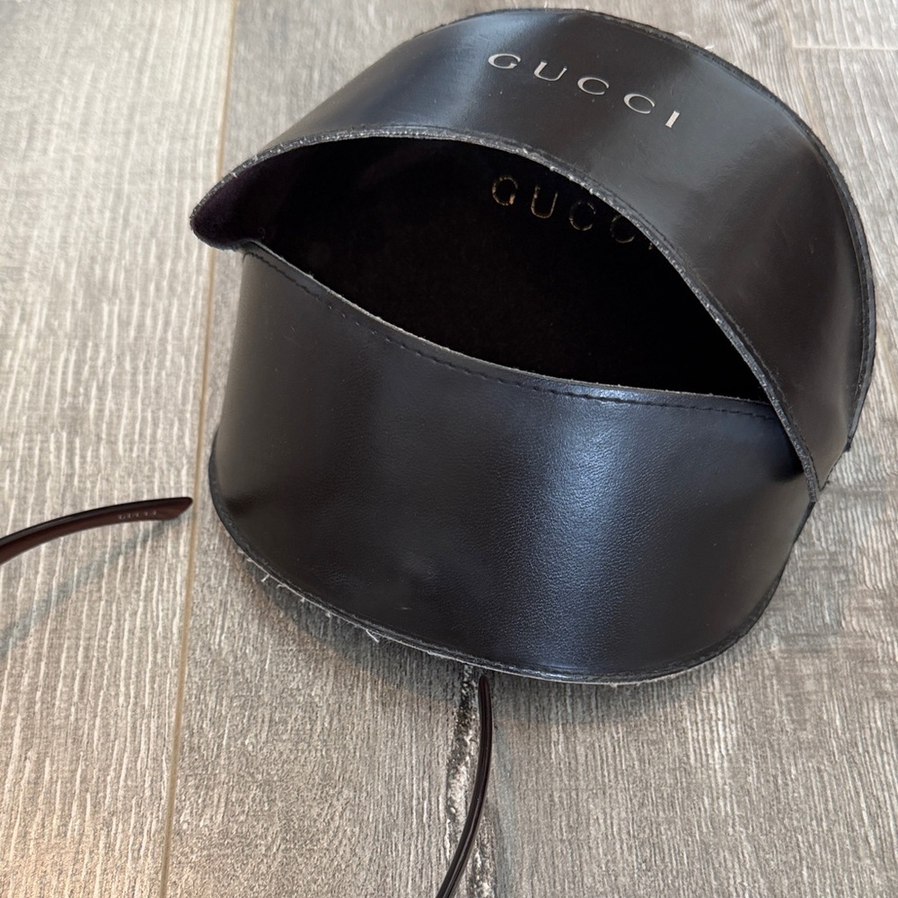 Gucci Dark Brown Sunglasses with Black Case - Picture 5 of 9